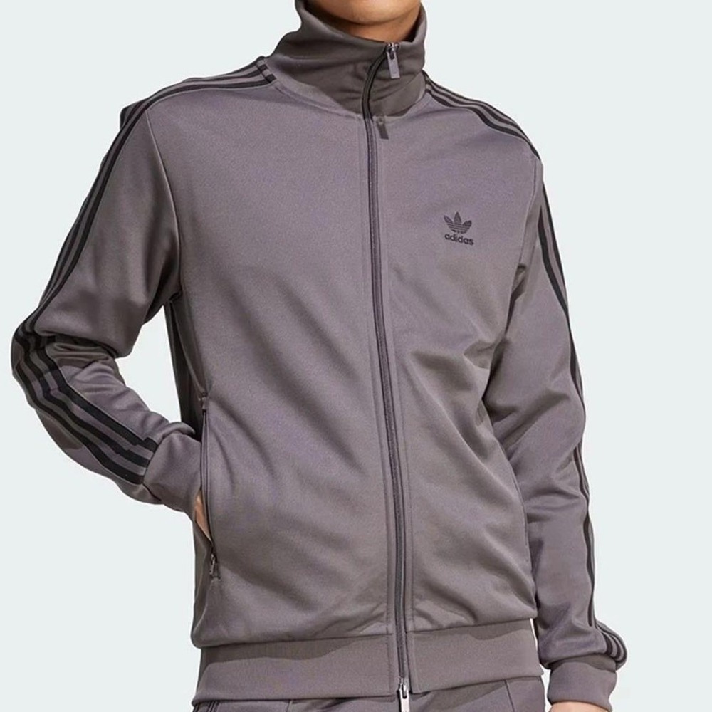 adidas Originals CLASSIC Beckenbauer Track Jacket GREY STRATA JY1281 Mens SMALL